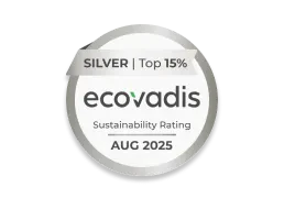 NER has achieved a Silver rating from EcoVadis, the internationally recognized business sustainability assessment organization, placing NER in the top 15% of companies worldwide assessed by EcoVadis. This achievement reinforces NER's commitment as a leader in the rubber industry and reflects the success of its comprehensive organization-wide sustainability operations.