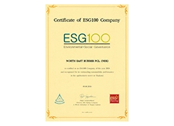 NER has been selected as one of the “ESG100” companies for the eighth consecutive year by the Thaipat Institute, reflecting its strong commitment to responsible business practices in environmental, social, and governance (ESG), demonstrating the company’s dedication to creating value beyond rubber for sustainable growth.